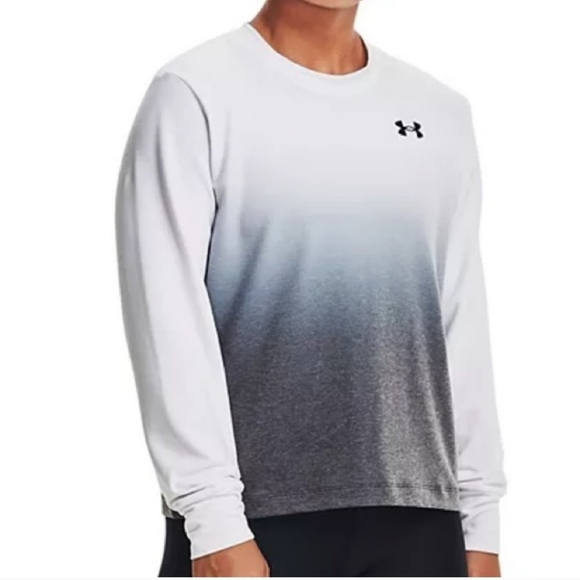 Women UNDER ARMOUR RIVAL TERRY GRADIENT CREW - XS (Used-Like New) - Picture 2 of 13